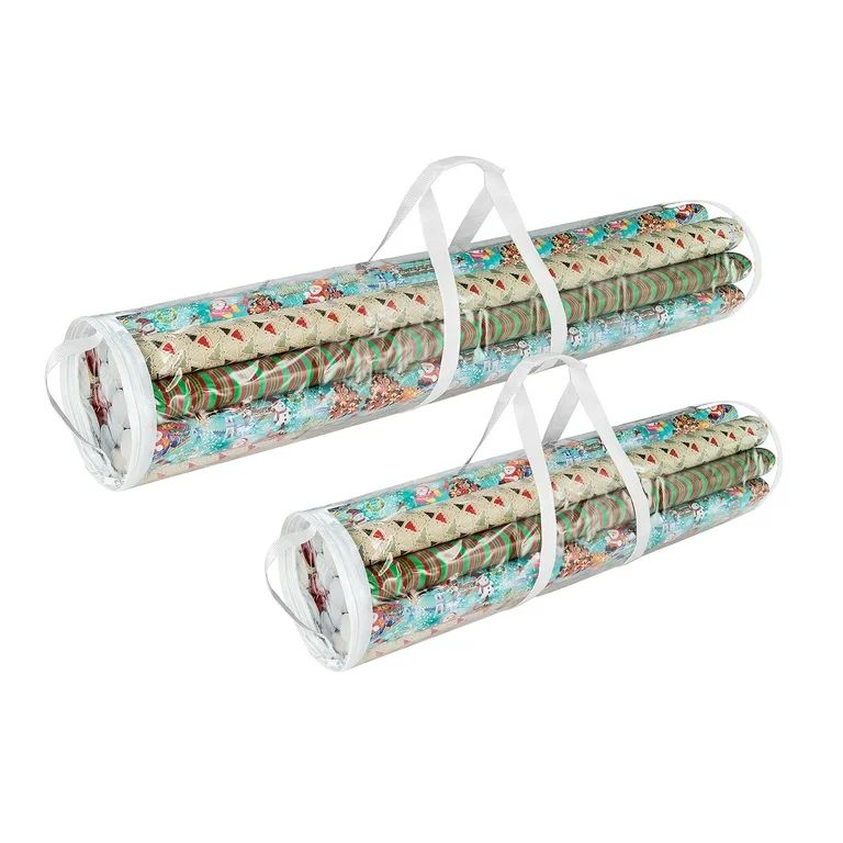 Elf Stor Set of 2 Wrapping Paper Storage Holders for 20 Rolls of Gift Wrap | Walmart (US)