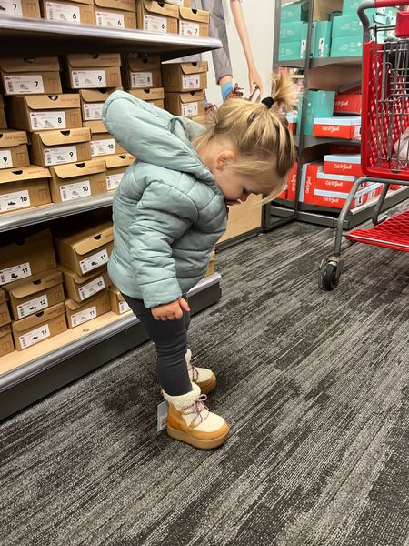 The cutest toddler girl winter boots!! So regret not getting them. Going back tomorrow for these. Oh and they are 30% off right now!! 

#LTKshoecrush #LTKkids #LTKsalealert
