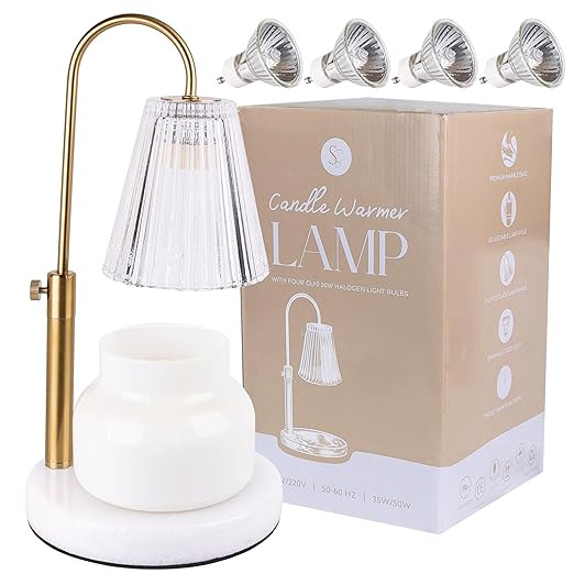 Flameless Candle Warmer Lamp for Jar Candles Large & Small – Dimmable Lamp Candle Warmer Electr... | Amazon (US)