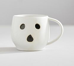 Whimsy Ghost Stoneware Mugs - Set of 4 | Pottery Barn (US)