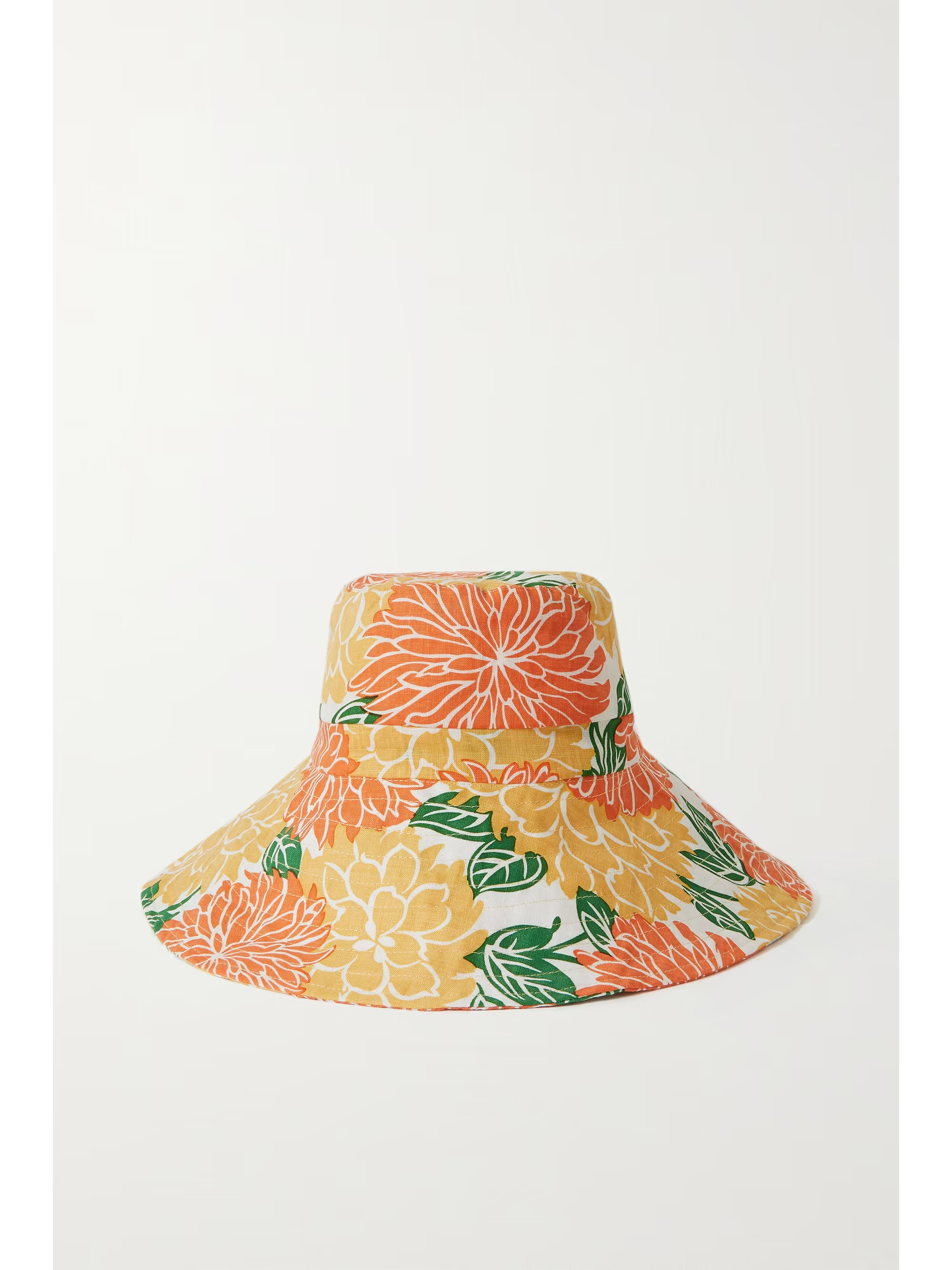 + NET SUSTAIN Frederikke floral-print linen bucket hat | NET-A-PORTER (US)