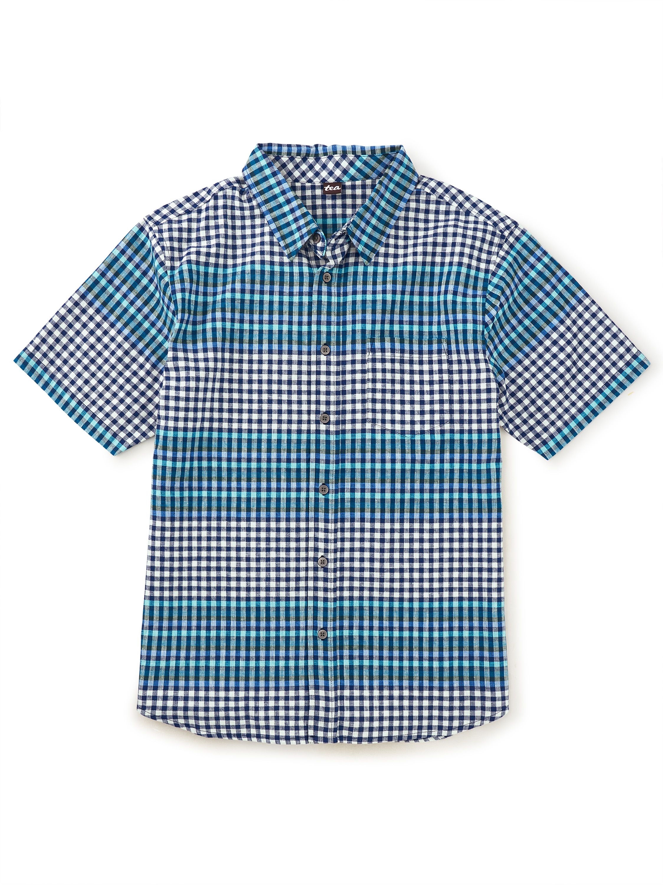 Adult Button-Up Woven Shirt | Tea Collection