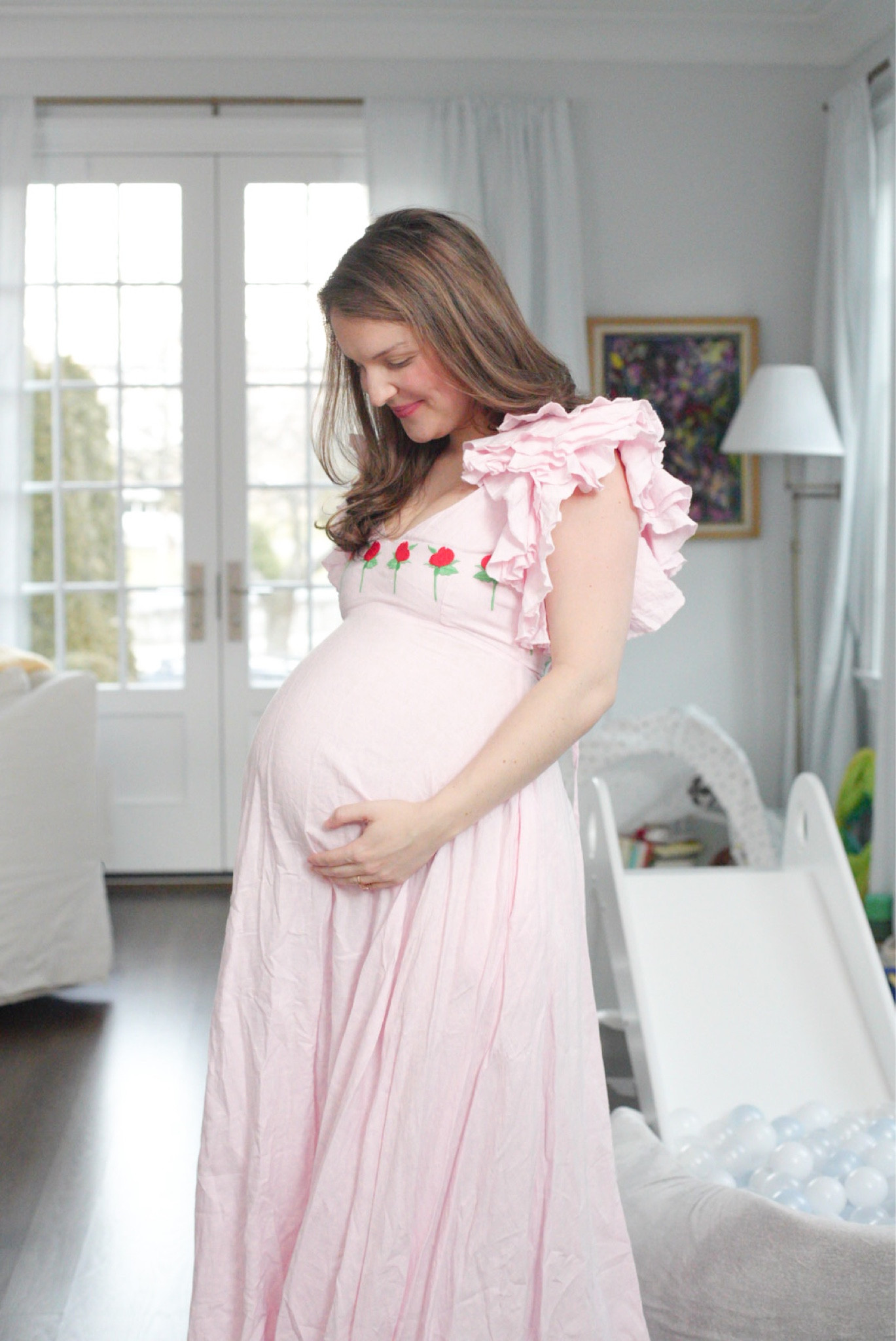 It’s the month of love. The perfect dress for Valentine’s Day and also as a wedding guest! It’s also extremely bump friendly 😍 #valentines #valentinesdayoutfit #valentinesday #weddingguestdress #vacationoutfits 

#LTKbaby #LTKSeasonal #LTKbump