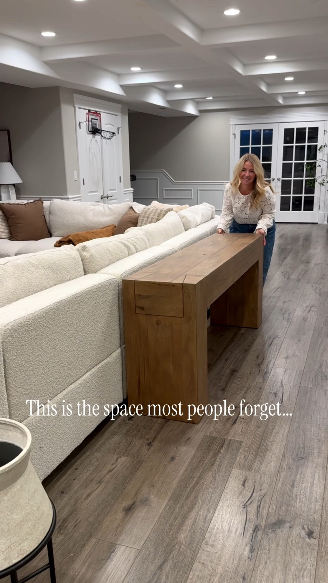 We use this console every single day 🤍

Extra space for decor, storage inside the ottomans, and it makes the whole room feel more pulled together.

Everything linked here.


#LTKHome