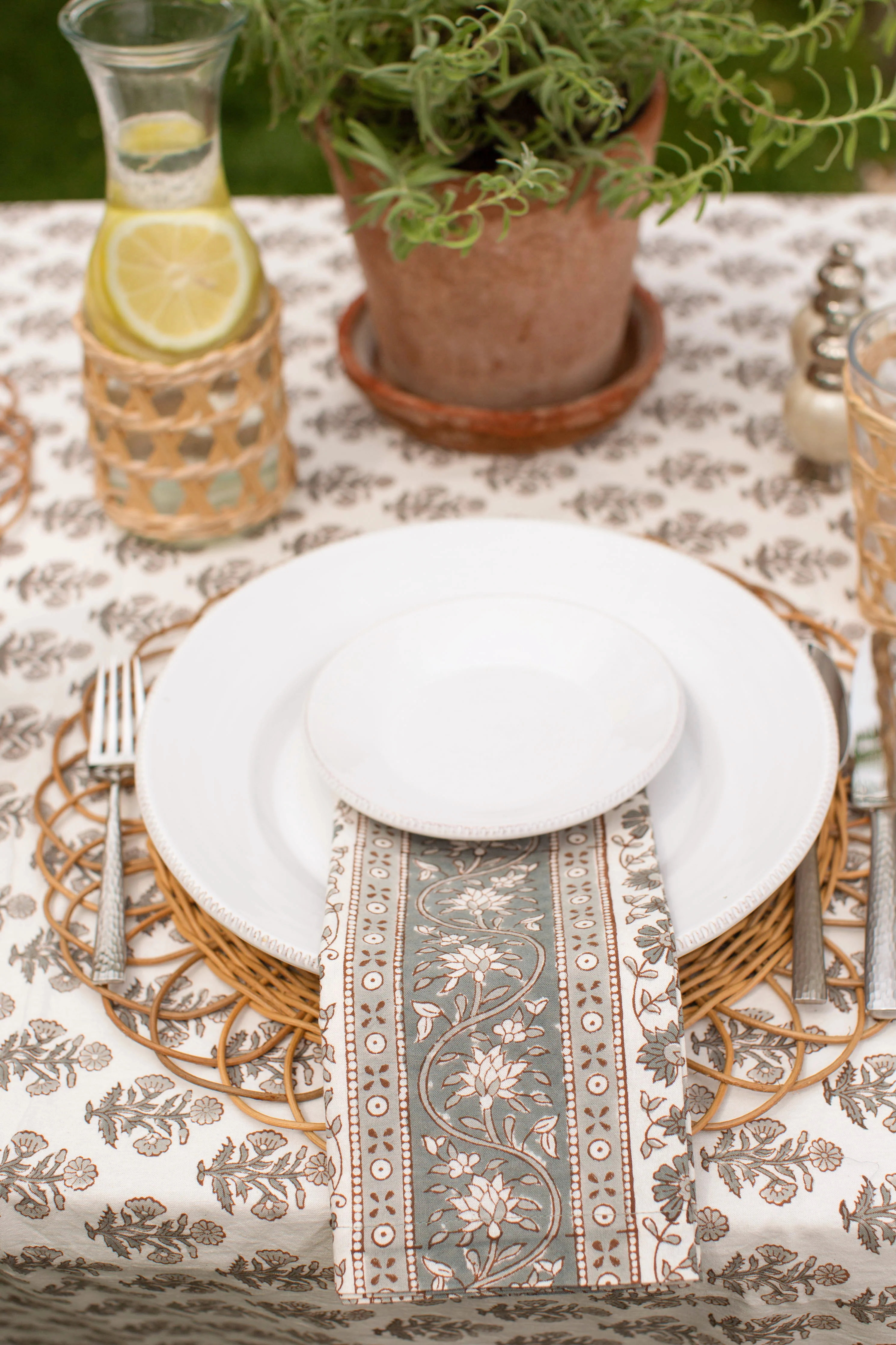 Tablecloth - Sage Primrose | Marea