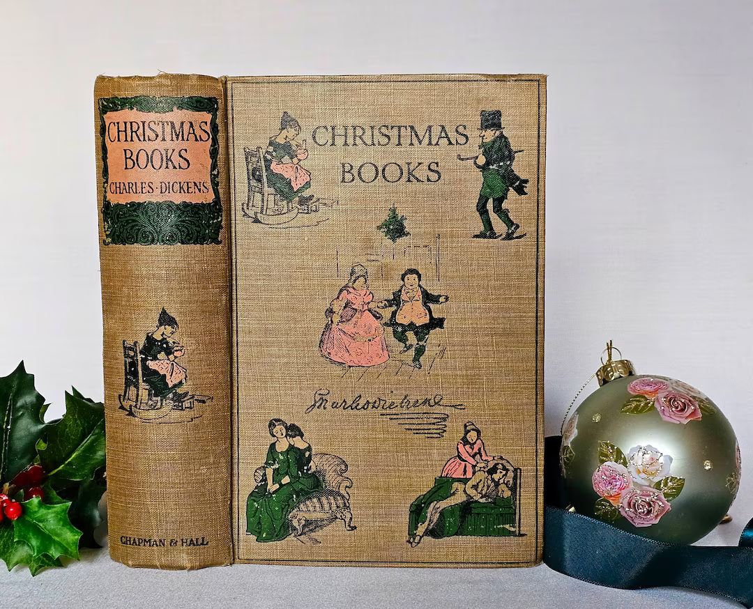 C1900 Christmas Books by Charles Dickens / Chapman & Hall - Etsy | Etsy (US)