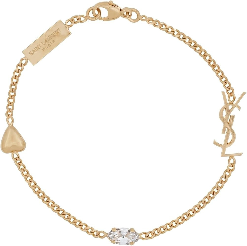Initial Bracelet for Women, Adjustable Gold Letter Charm Bracelet, Personalized Alphabet Chain Br... | Amazon (US)