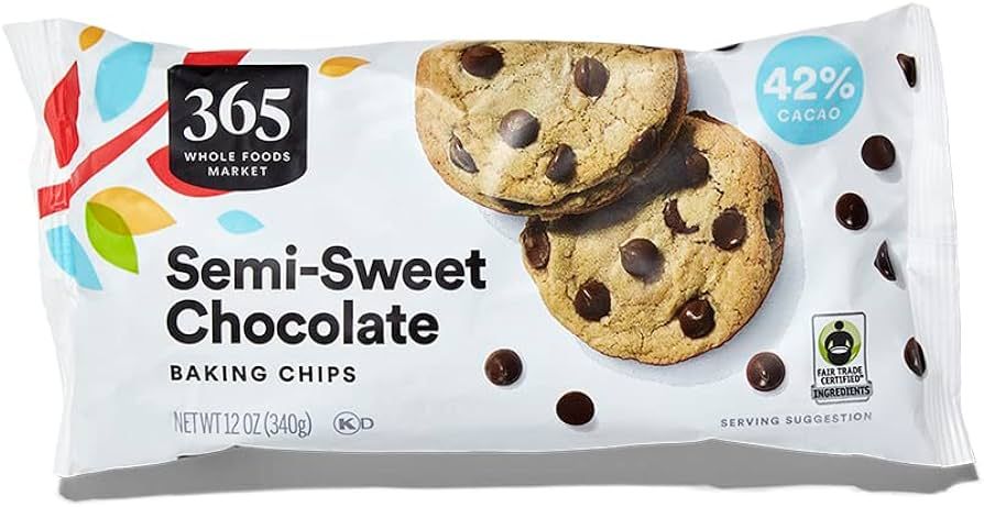 365 by Whole Foods Market, Semi-Sweet Chocolate Chips, 12 Ounce | Amazon (US)
