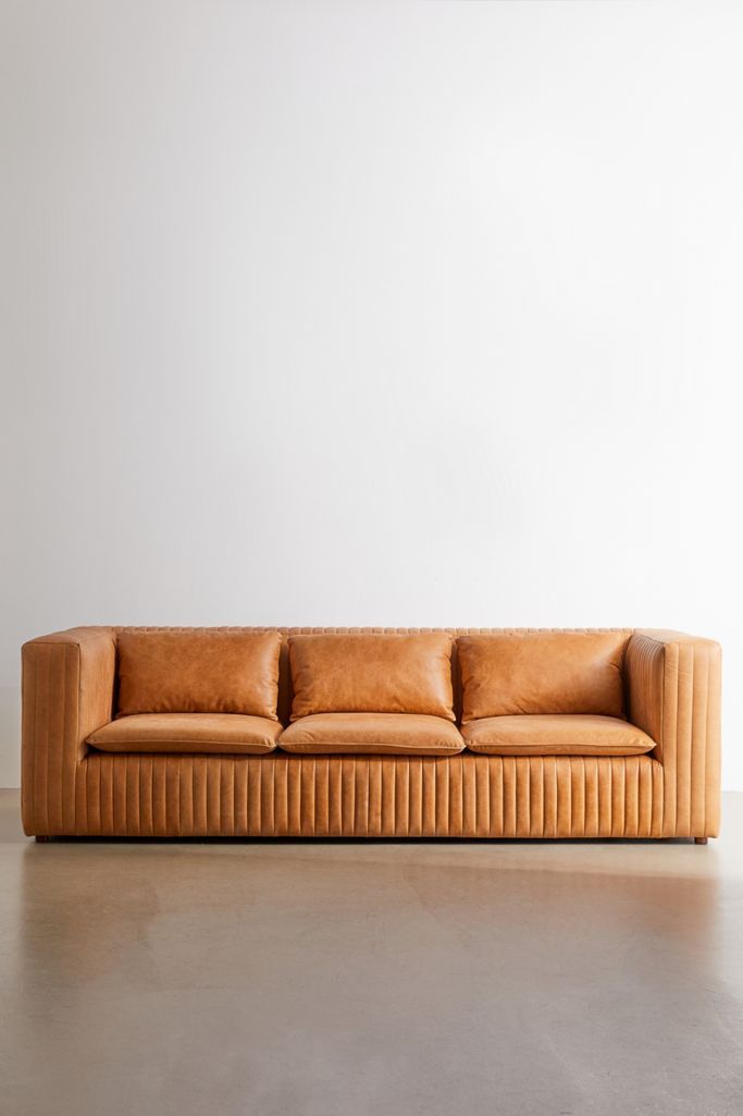 Mesa Leather Sofa | Urban Outfitters (US and RoW)