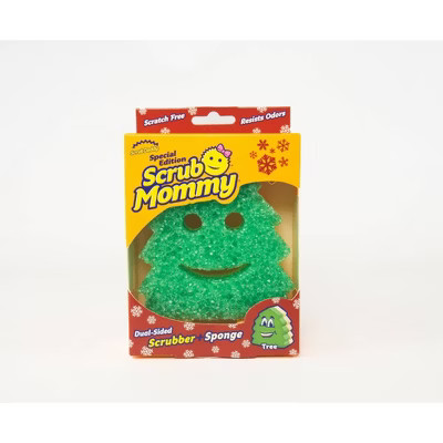 Scrub Daddy Special Edition Scrub Mommy Dual-Sided Scrubber + Sponge - Tree | Target