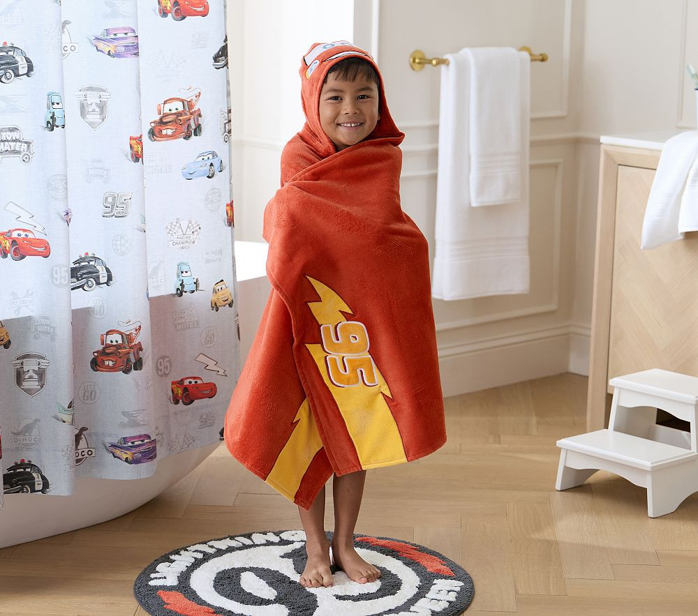 Disney and Pixar Cars Heritage Kid Hooded Towel | Pottery Barn Kids