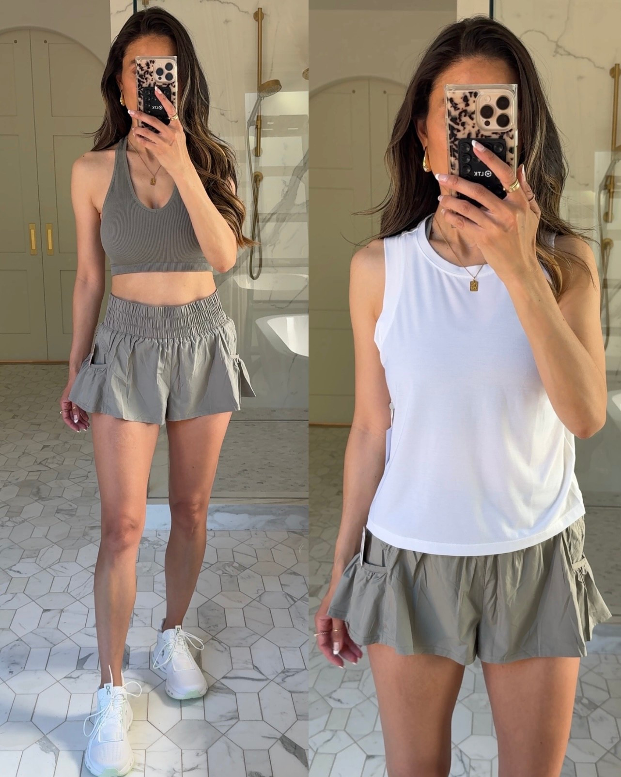 Shop my Nsale outfit! Wearing size Small in sage crop tank, XS in shorts, XS in white tank top, and size 8 in my sneakers! Xo!

#LTKFindsUnder100 #LTKSaleAlert #LTKFindsUnder50