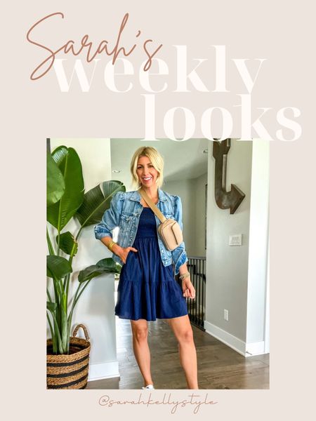Sarah’s weekly looks including this cotton dress for summer, a denim jacket and a crossbody 

#LTKstyletip #LTKSeasonal #LTKFind