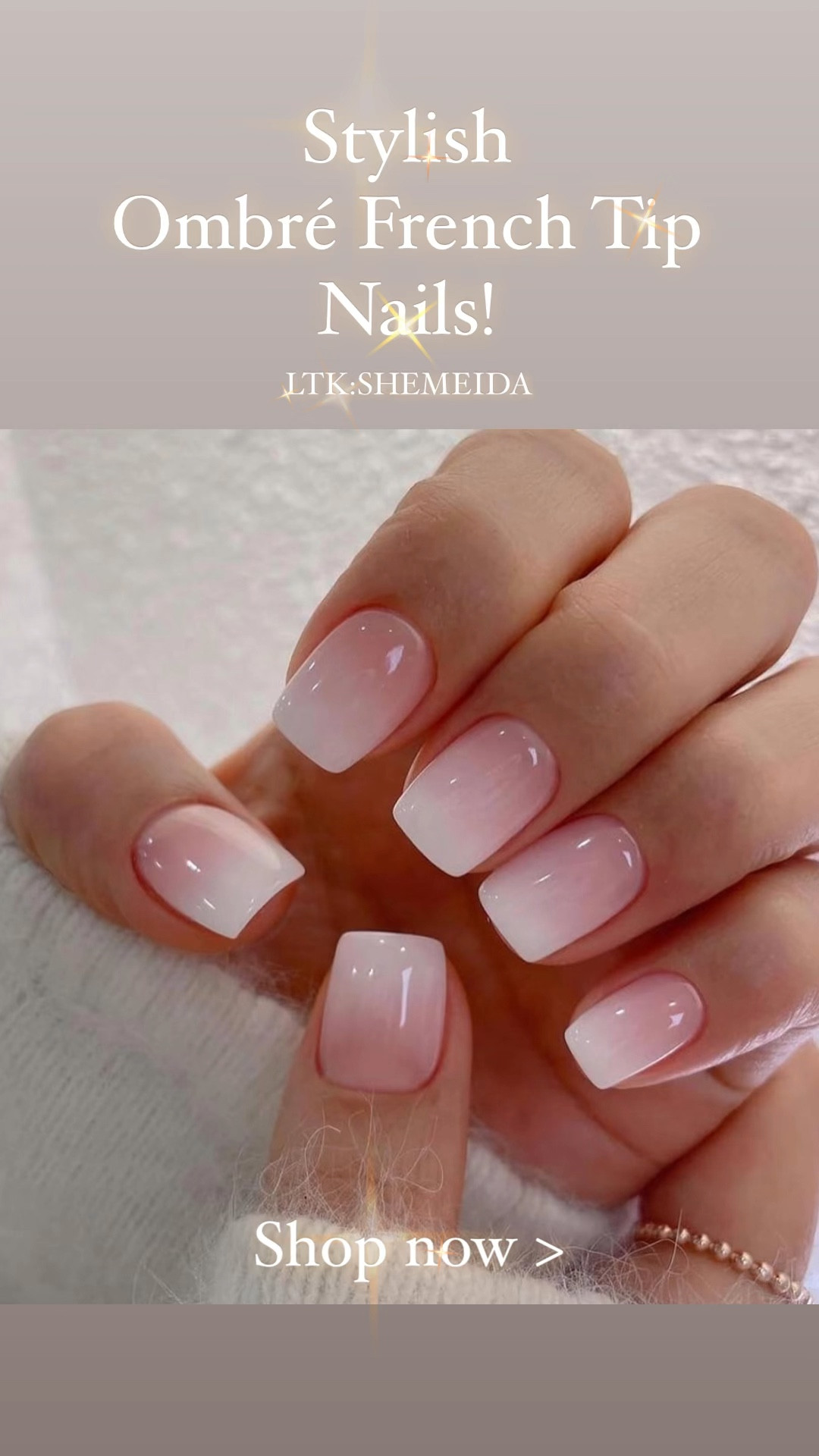 Stylish Ombré French Tip Nail Design! 

Ombré French Tip | Nail design | French nails | French fade nail | French tip designs | White French tip | French ombré nails 

#LTKBeauty