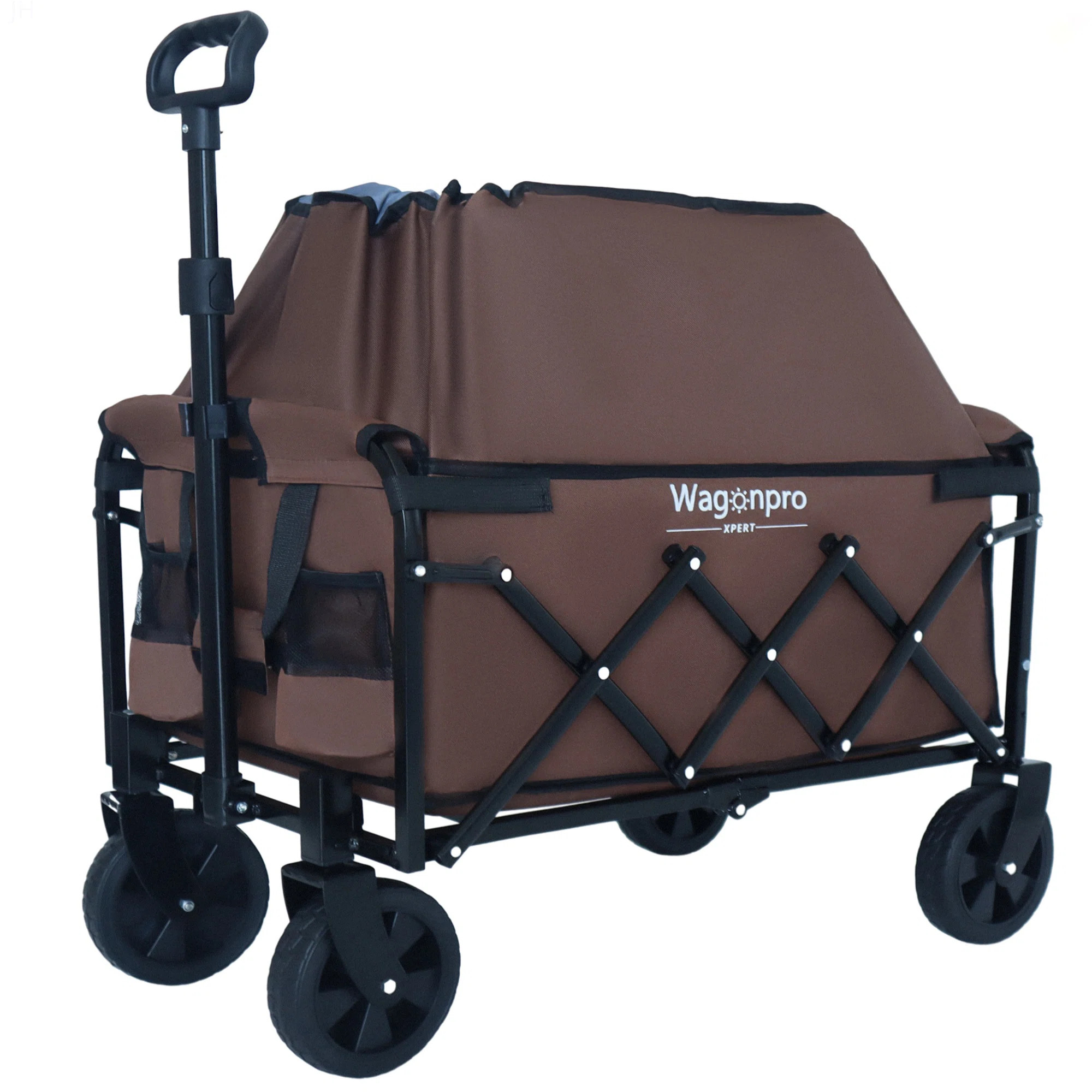 Expandable Dual-Layer Utility Wagon With 100% Extra Space - Grocery Cart For Camping, Shopping, S... | Wayfair North America