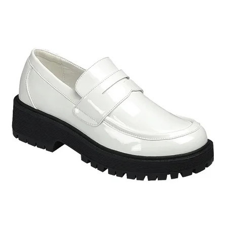 Women’s Classic Polished Lug Sole Loafers | Walmart (US)