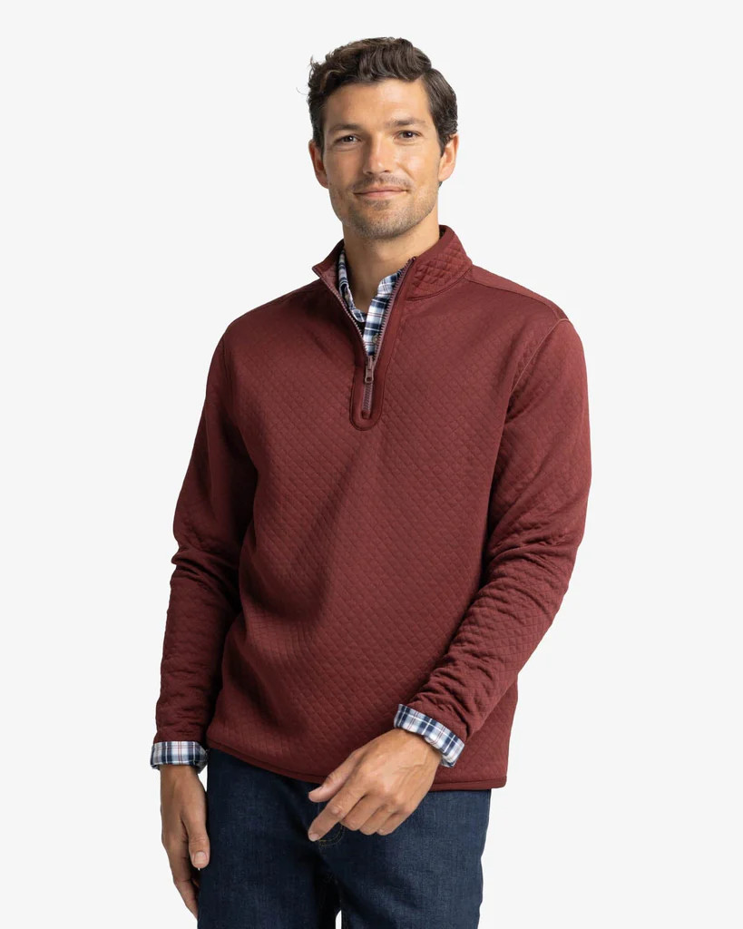Arden Reversible Quarter Zip | Southern Tide