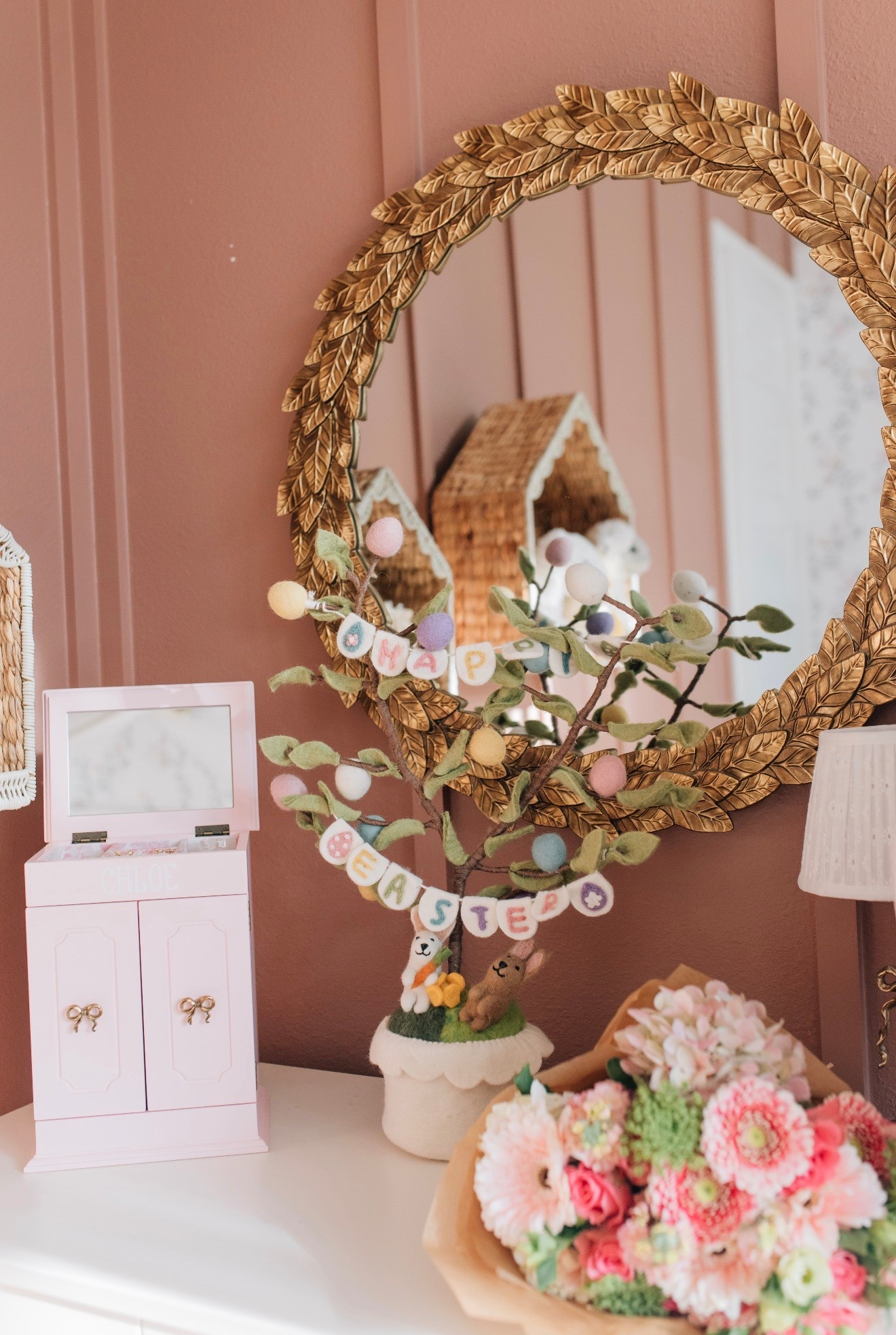 Chloe bedrooms views with pottery barn Easter decor !!

#LTKSeasonal #LTKHome