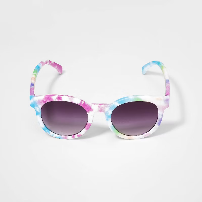 Kids' Rainbow Round Sunglasses - Cat & Jack™ Blue/Purple | Target