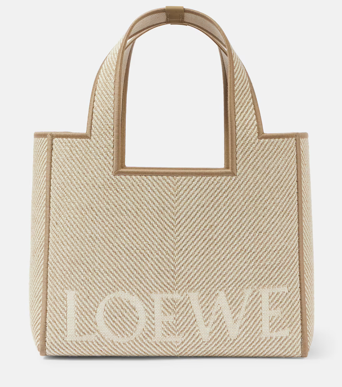 Loewe Font Small jacquard canvas shopper | Mytheresa (UK)