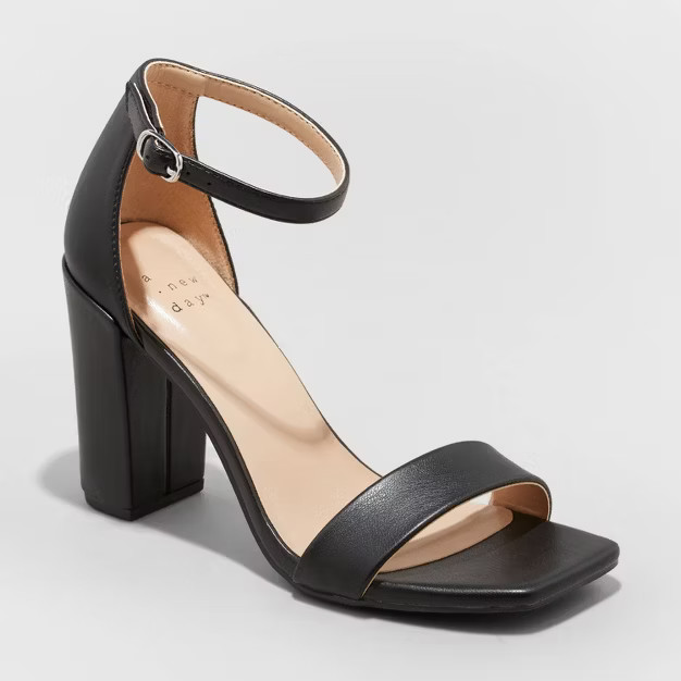 Women's Ema Square Toe Heels - A New Day™ | Target