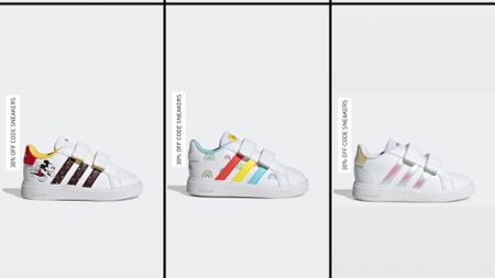 Baby adidas are adorable & on sale! 

The Adidas 30% off Sale is LIVE!!! 

Offer valid April 18, 2023 12:01AM PST through April 24, 2023 11:59PM PST at adidas.com/us. Buy a pair of shoes and receive 30% off your order* with promo code SNEAKERS at checkout online. Exclusions apply.

#LTKsalealert #LTKxadidas