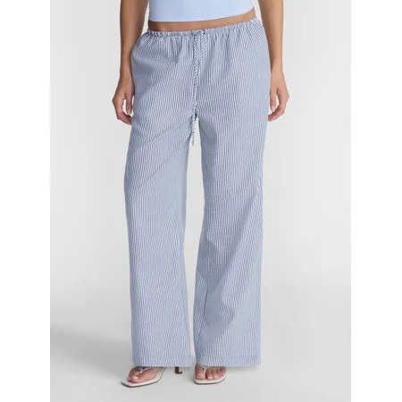 No Boundaries Drawstring Beach Pant, Women's and Women's Plus | Walmart (US)