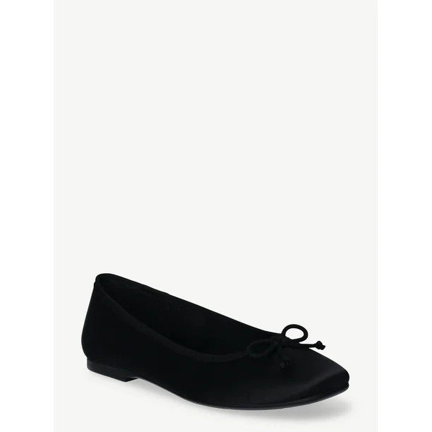 Scoop Women’s Square Toe Ballet Flats | Walmart (US)