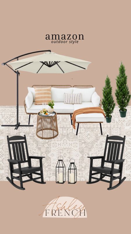 Get outdoors with these finds from Amazon! 

Umbrella, outdoor sectional, outdoor rockers, lanterns, faux trees

#LTKSeasonal #LTKHome #LTKStyleTip