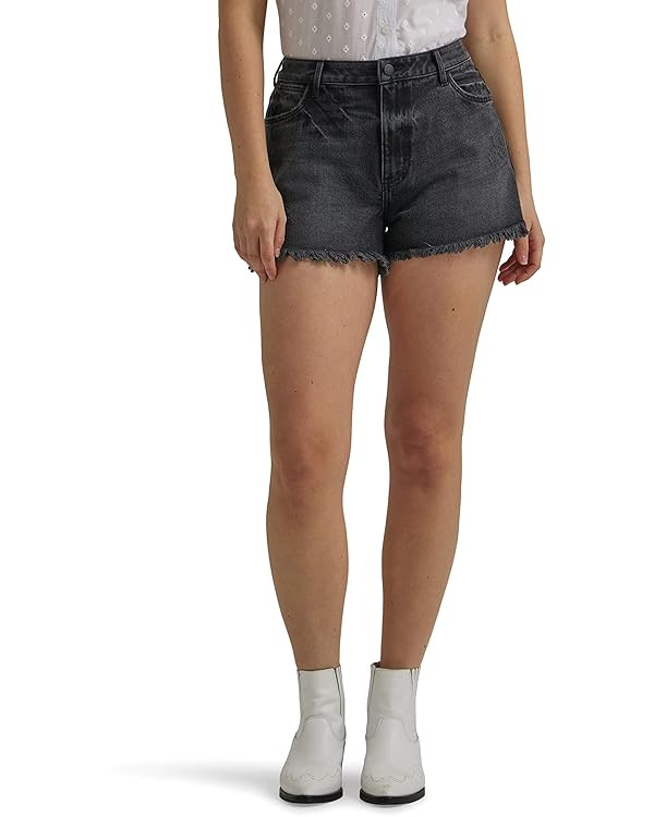 Wrangler Women's High-rise Vintage Denim Short | Amazon (US)