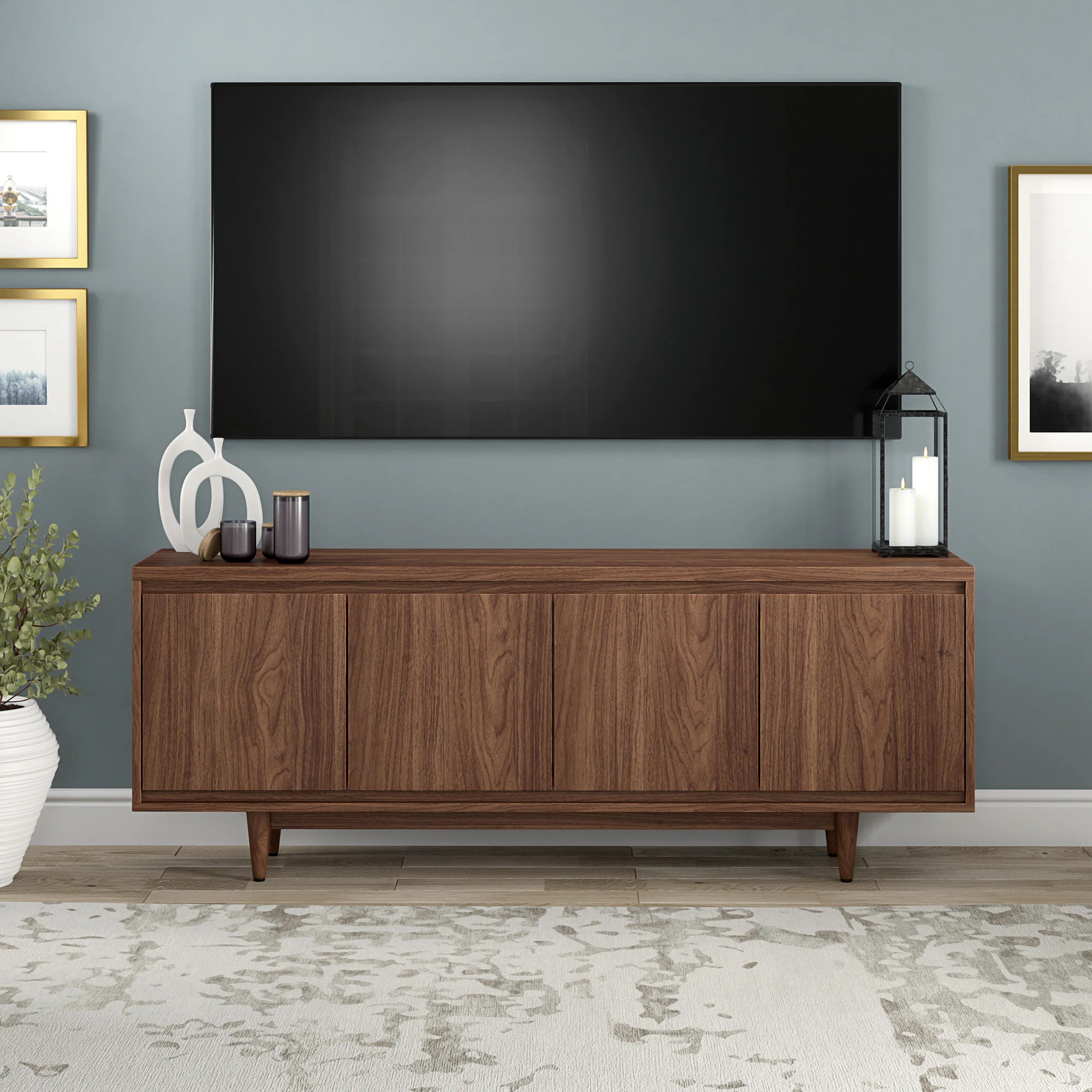 Duran Rectangular TV Stand for TV's up to 75" | Wayfair North America