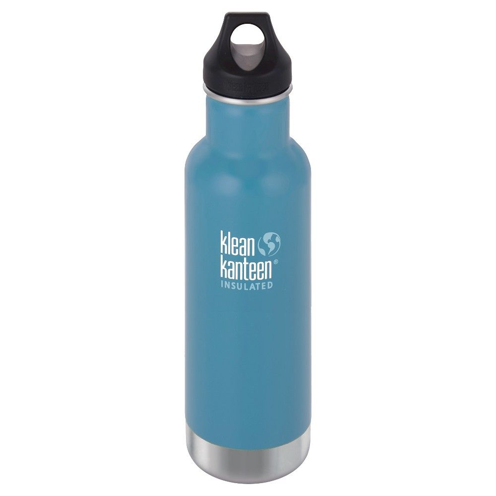 Klean Kanteen 20oz Classic Insulated Bottle with Loop Cap - Light Blue | Target