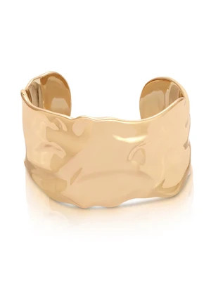 Thick Sculpted Cuff - Silver Plated / One Size | Ettika