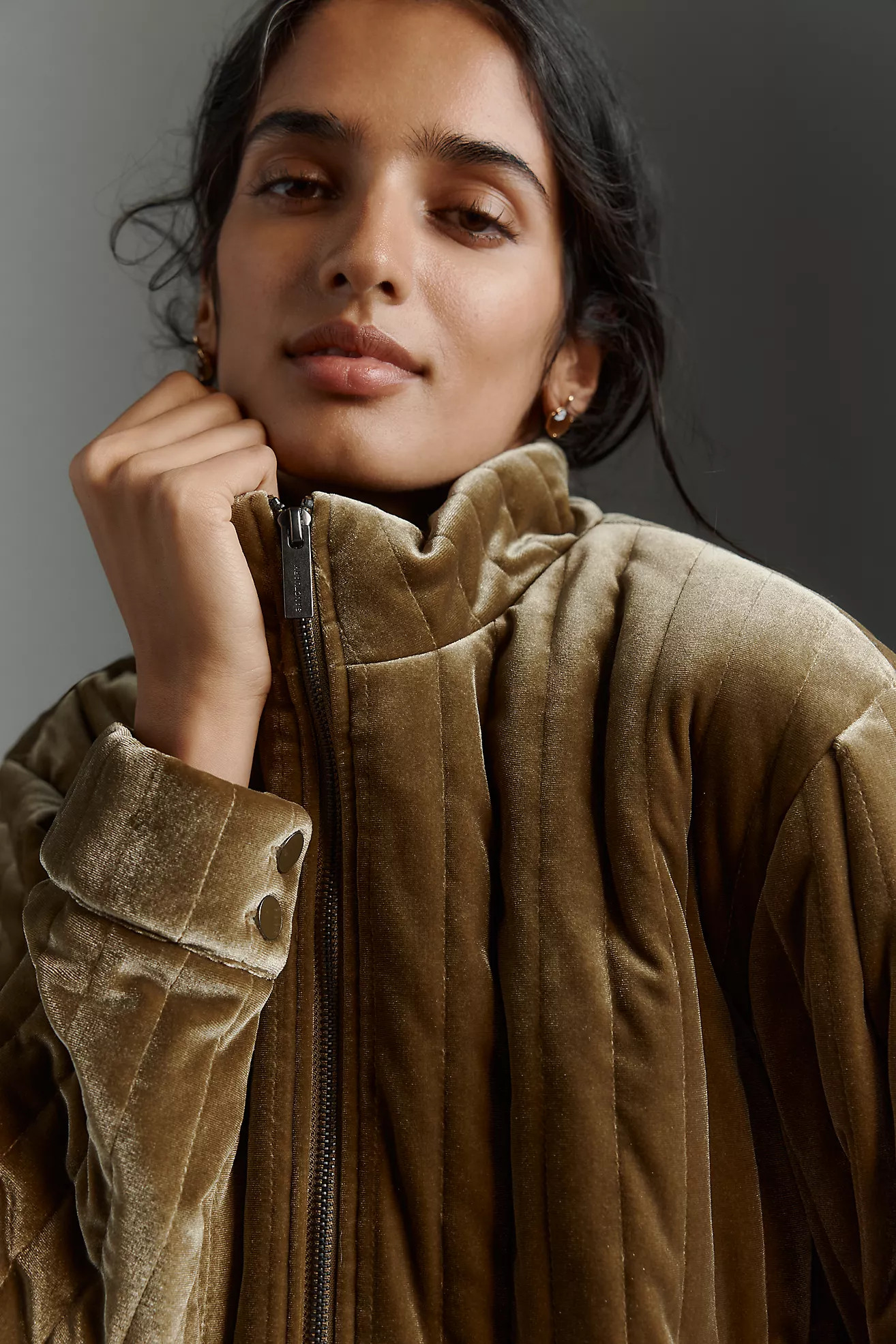 Sanctuary Victoria Quilted Velvet Jacket | Anthropologie (US)