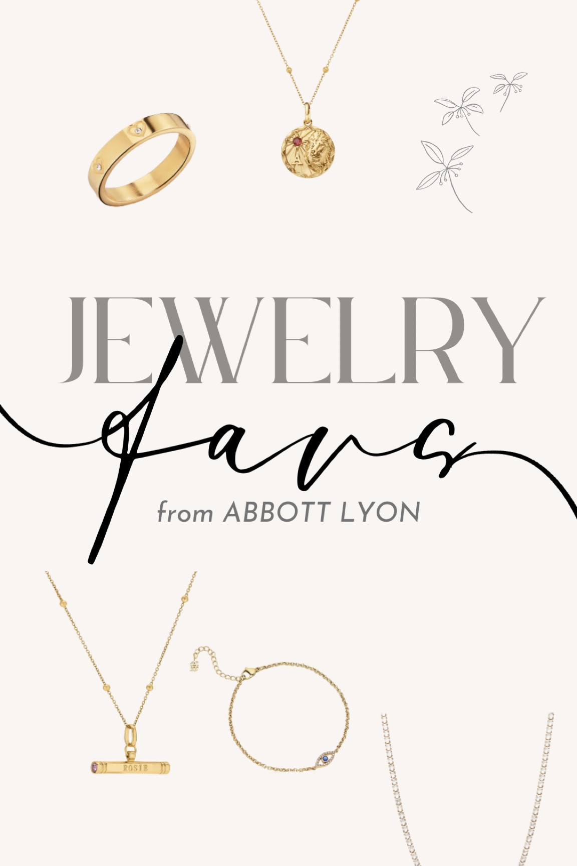 My go-to jewelry pieces from @AbbottLyon are the perfect mix of timeless and personal. From dainty gold necklaces to customized bracelets, these pieces elevate even the simplest outfits (and hold up to mom life!). Whether you’re looking for a thoughtful gift or a little treat for yourself, you can’t go wrong with their gorgeous, high-quality designs. Linking my favorites! #AbbottLyon #JewelryLover 

#LTKGiftGuide #LTKMostLoved #LTKStyleTip