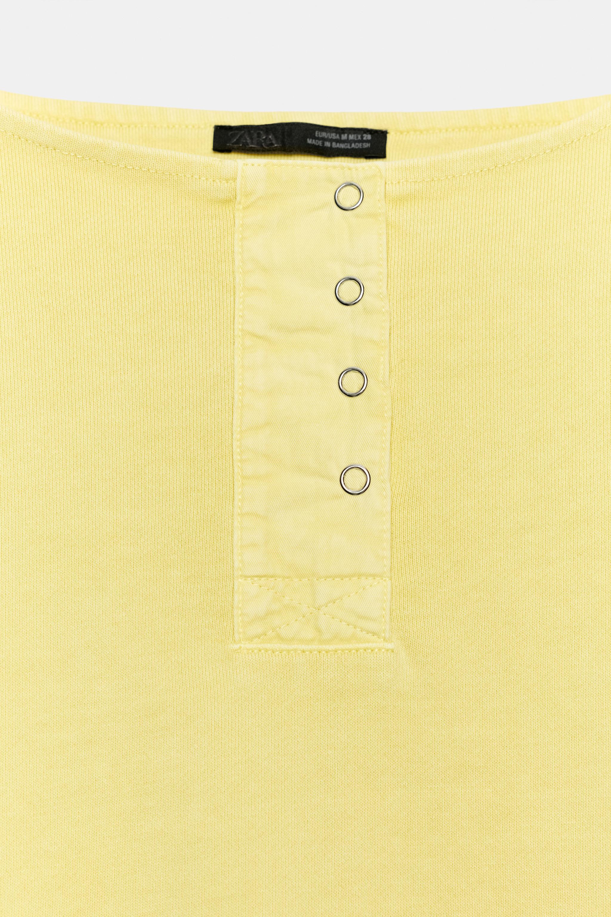 WASHED-EFFECT COLOR-BLOCK SWEATSHIRT | Zara US