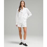 Relaxed-Fit Cotton-Blend Poplin Button-Down Shirt | Lululemon (US)