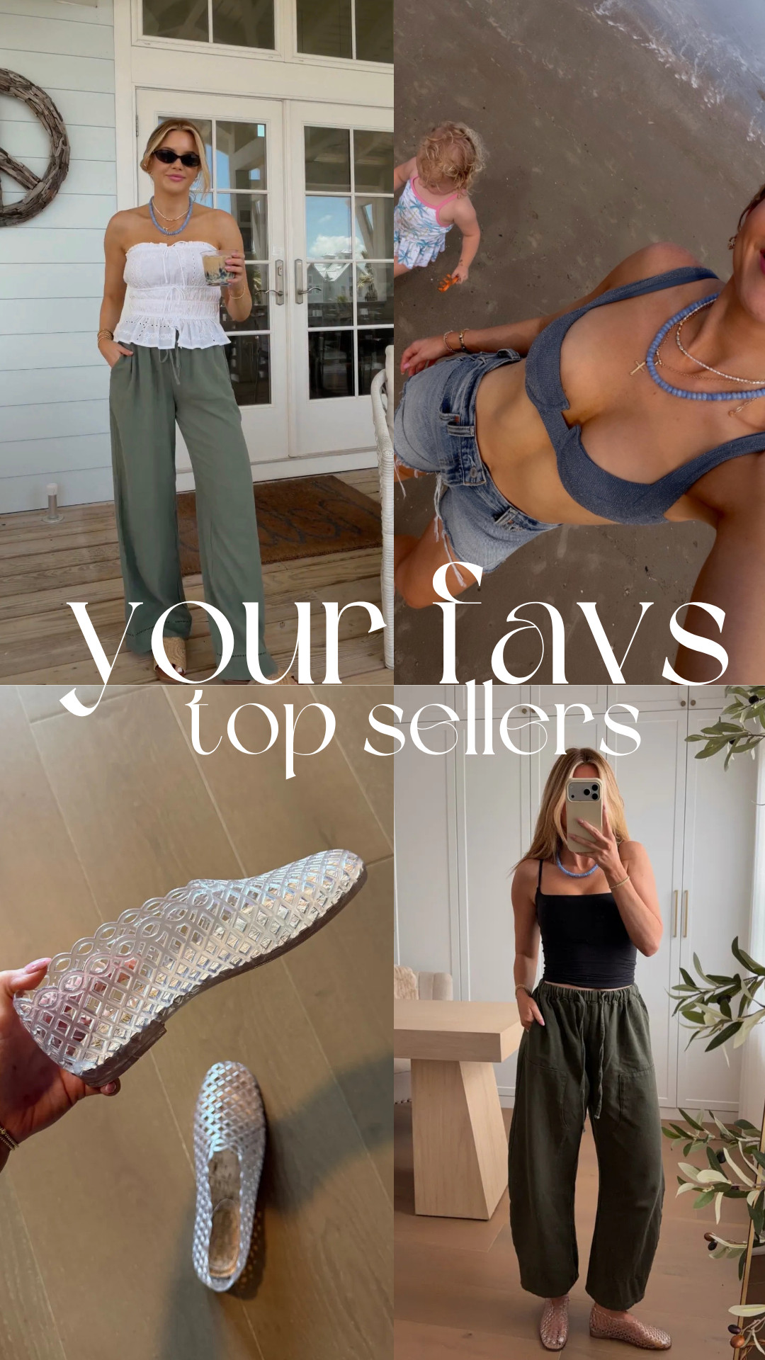 top sellers of the week! 🤍 

top shopped, denim, bikini, summer fashion, linen pants, shoe crush michele jaliene  

 #LTKootd #LTKSeasonal