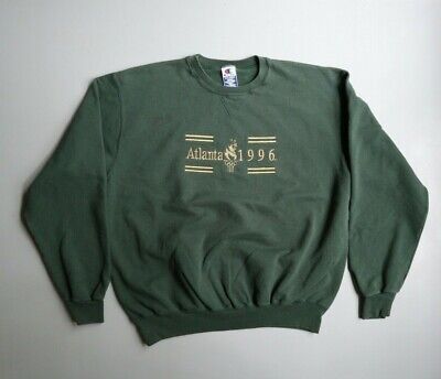 Vintage Atlanta 1996 Olympics Champion Green Sweatshirt Crewneck | eBay US