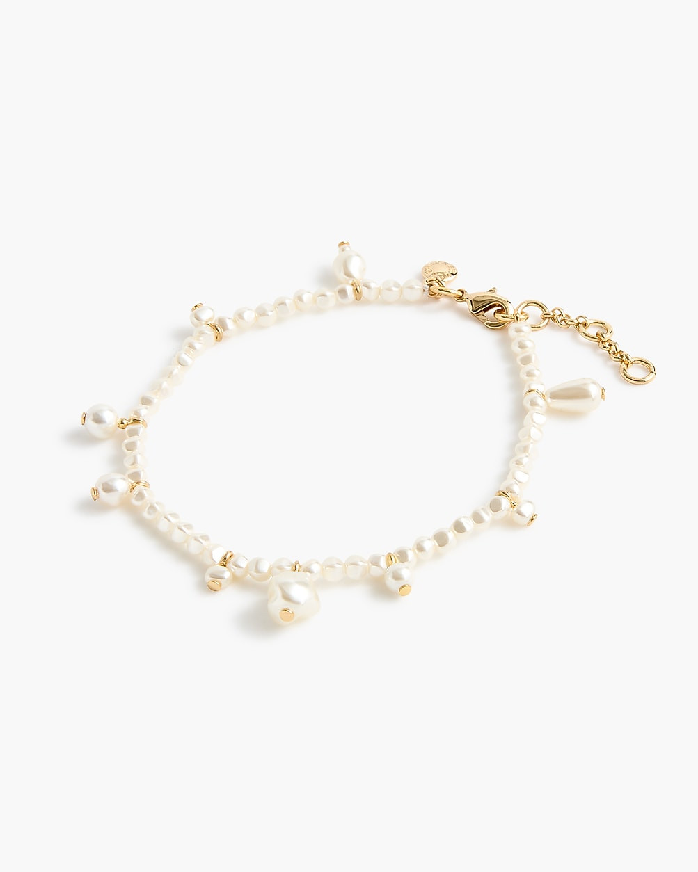 Pearl beaded anklet | J.Crew Factory