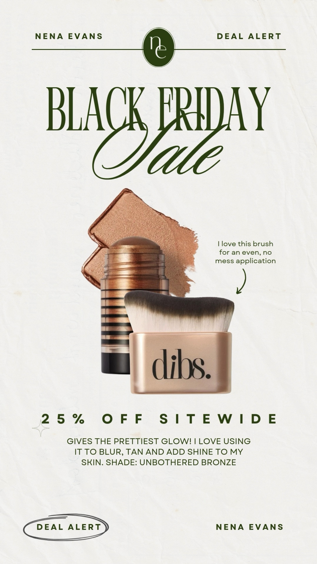 Dibs is 25% OFF for Black Friday with code BF24! ✨

#LTKCyberWeek #LTKStyleTip #LTKBeauty