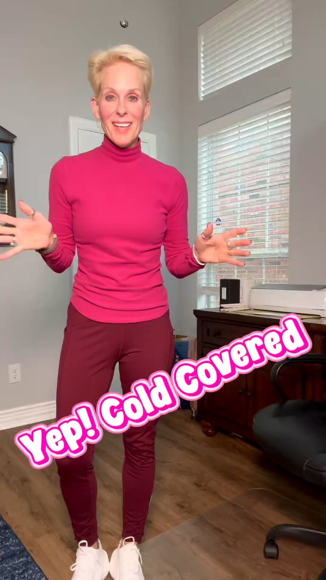 Texas decided to show up cold this morning 🥶

These fleece-lined leggings kept me warm, blocked the wind, and still felt breathable.

Deep pockets ✔️
Zipper ankle ✔️
Reflective details ✔️

Such a good cold-weather option.

#FleeceLeggings
#WinterWorkout
#ColdWeatherStyle
#ActivewearFinds
#RunInTheCold

#LTKVideo #LTKfitness #LTKActive