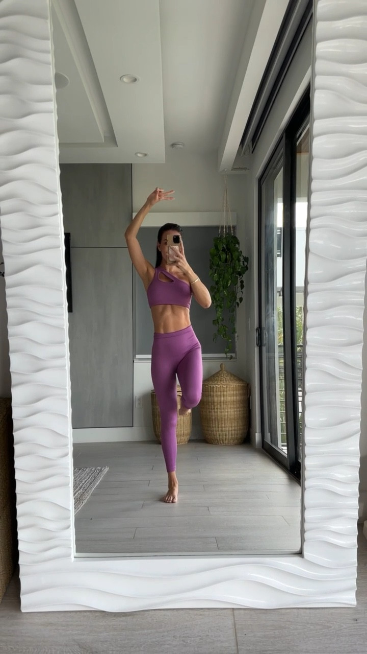 cutest workout set from Amazon! Comes as a 2-piece set under $30 💜

#LTKfitness