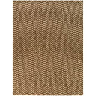 Hampton Bay Taupe 8 ft. x 10 ft. Solid Indoor/Outdoor Area Rug 3102402 | The Home Depot
