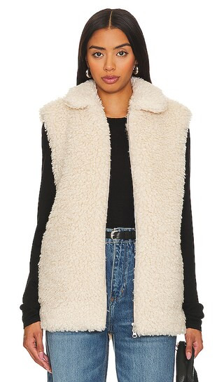 Orion Vest in Ivory | Revolve Clothing (Global)