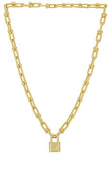 Kendra Scott Jess Lock Chain Necklace in Gold from Revolve.com | Revolve Clothing (Global)