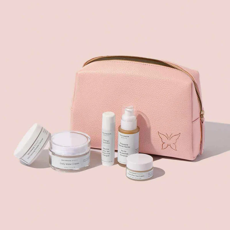 Beauty Bundle + Vegan Leather Travel Bag | Uncommon James