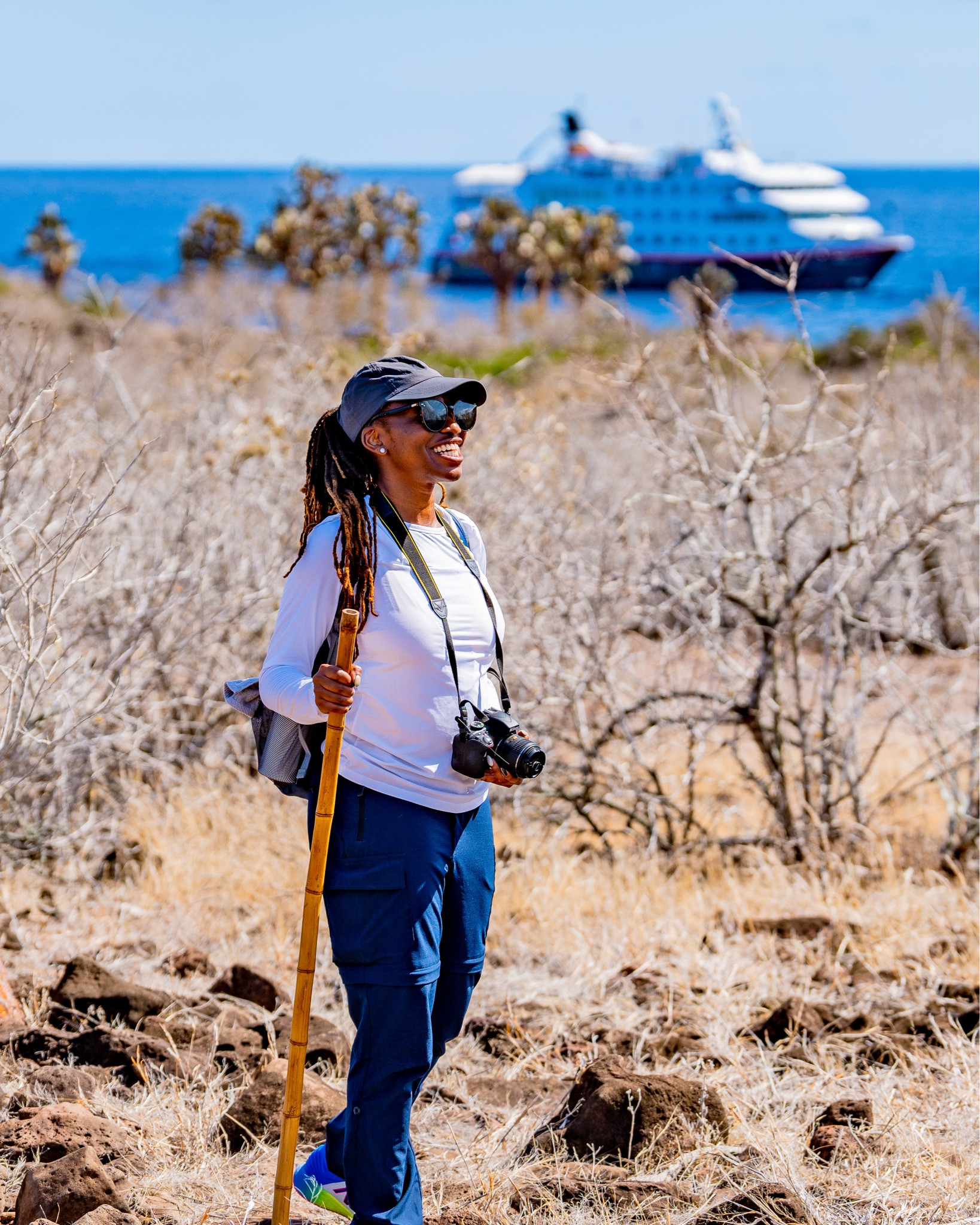What do you wear in the Galápagos Islands??? 

Well, if you’re traveling to the Galapagos Islands, you’ll be surprised to find that even though it’s hot, you really need to wear long sleeves and long pants. Lightweight material is much better than being exposed to the sun because you are so close to the equator. 

Check out some of the gear that I wore while visiting the Galapagos islands! 

#LTKTravel #LTKActive