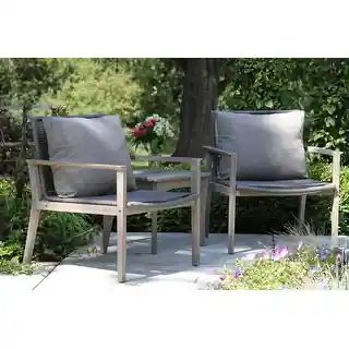 Contessa Grey Wash and Rope Lounge Chairs, 2 pk | Bed Bath & Beyond