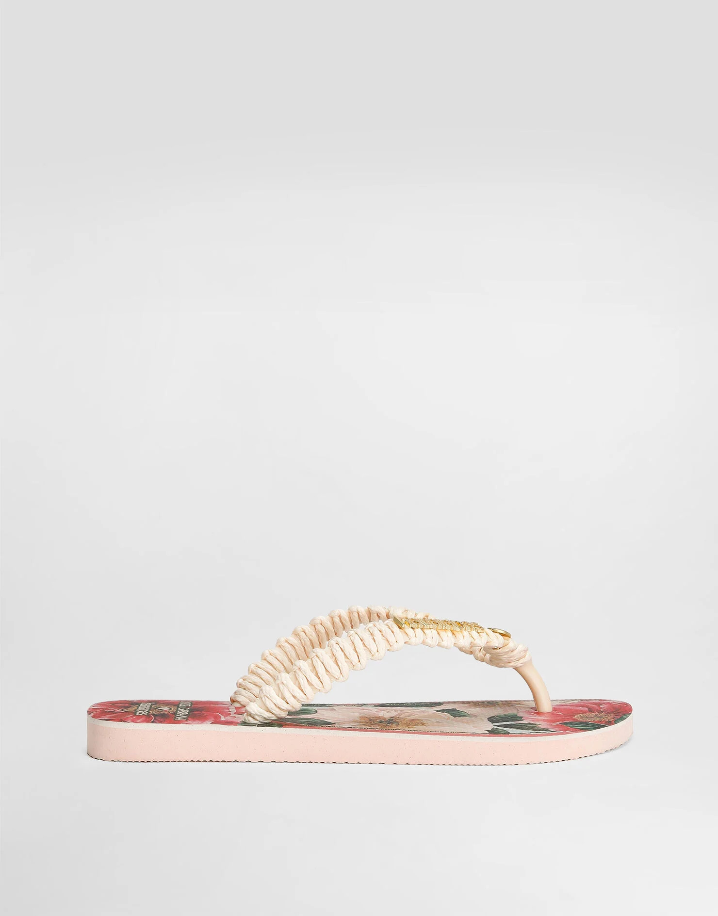 Dolce&Gabbana x Havaianas Flip-Flop Flowers | Dolce & Gabbana US